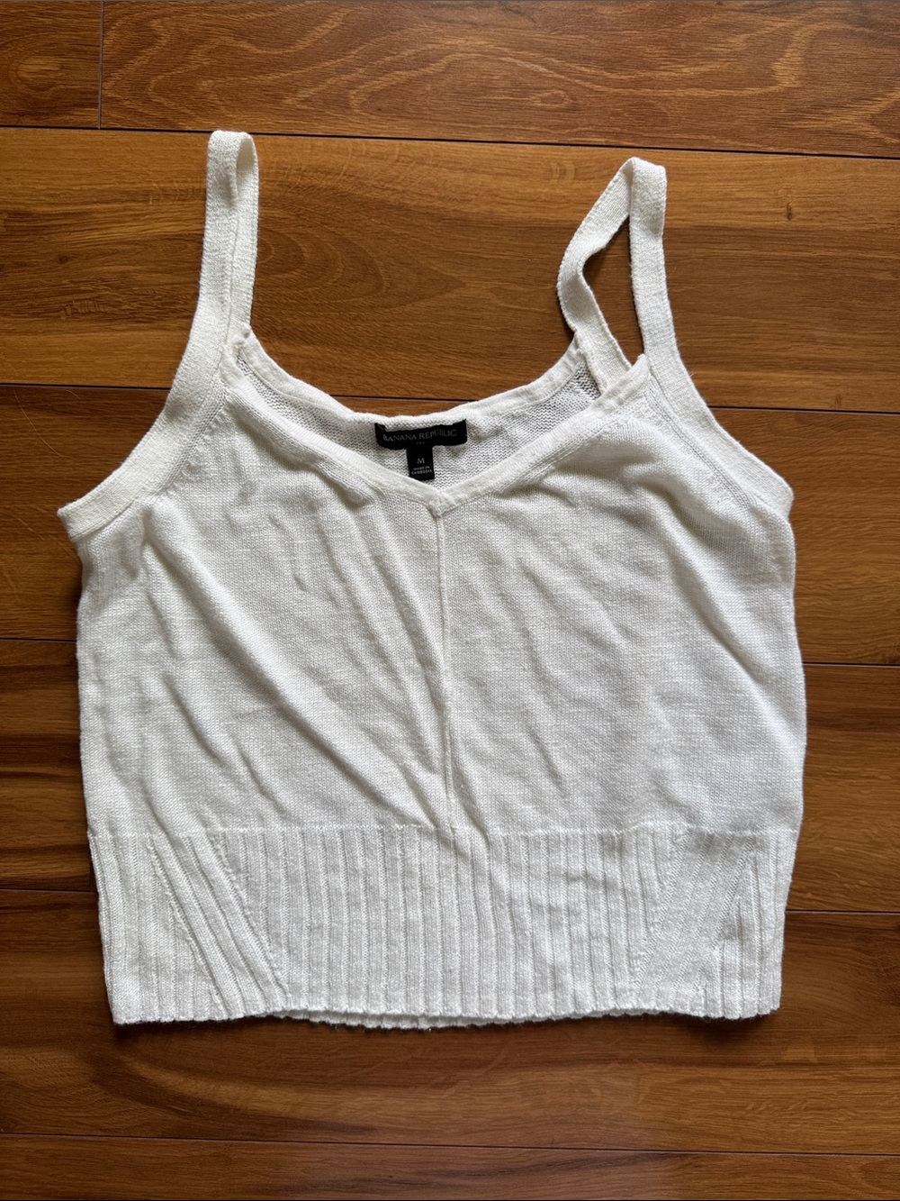 Banana Republic Cream Sweater Tank M - Picture 2 of 5